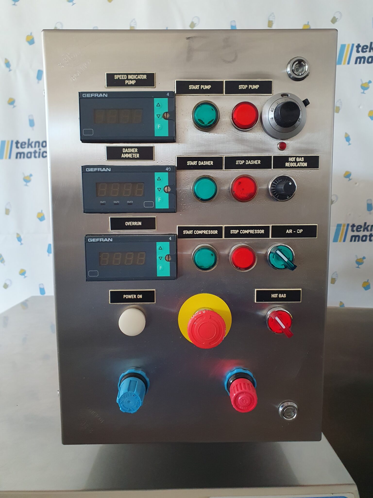 Teknoice icecream continuous freezer 600 lt/h EM